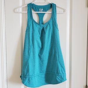 Teal exercise top